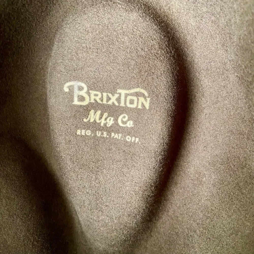 Brixton Wesley Wool Fedora Hat